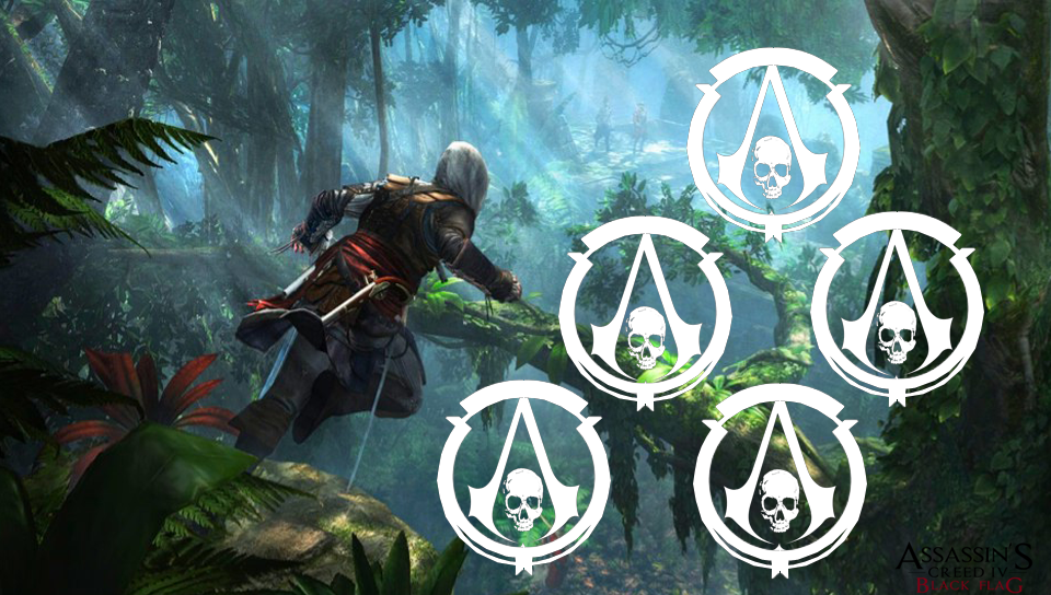 Assassin's Creed Black Flag featuring Game / Gaming, With Buttons, Japanese Geisha With Skull Art Fan - Perfect PS Vita Wallpaper
