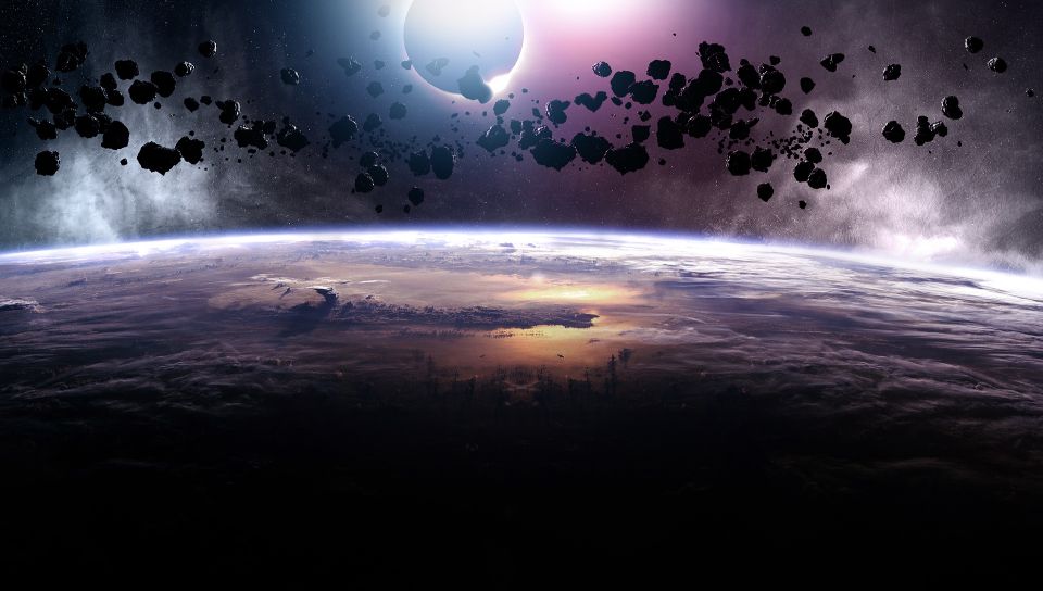 Asteroids Eclipse featuring Other, Infinite Protection - Perfect PS Vita Wallpaper