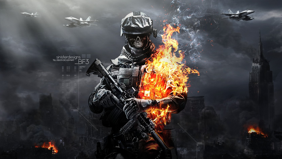 Battlefield 3 Zombie Mode featuring Game / Gaming, battlefield, zombie - Perfect PS Vita Wallpaper