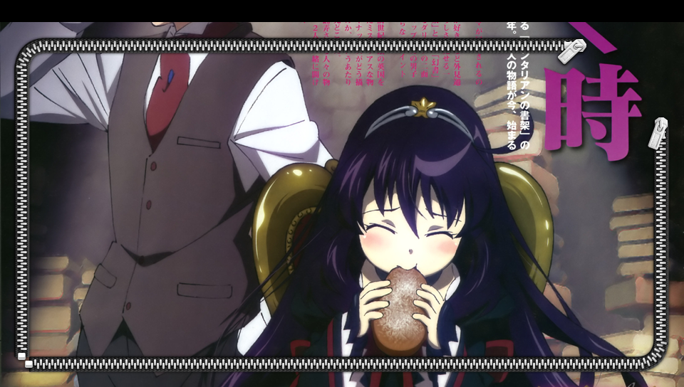 Dantalian no Shoka 2 featuring Anime, Lockscreen, All Connected, Angelina Jolie As Maleficent, cute, legend, World Of Speed - Perfect PS Vita Wallpaper