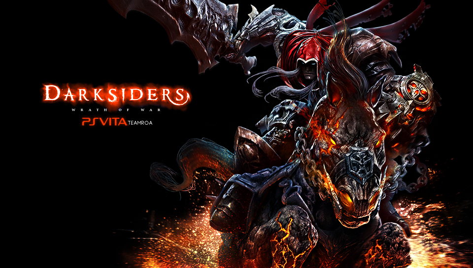 Darksiders - War featuring Game / Gaming, Lockscreen, darksiders, ockscreen, playstation, war - Perfect PS Vita Wallpaper