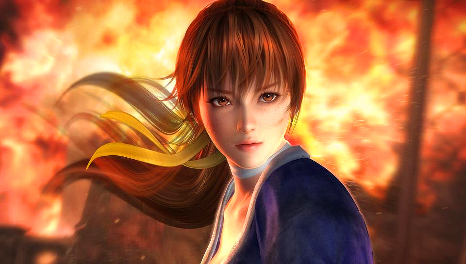 DOA5 Kasumi featuring Game / Gaming, Lockscreen, dead or alive, kasumi, Tina - Perfect PS Vita Wallpaper