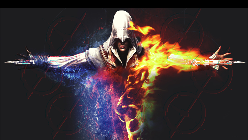 Ezio's Power featuring Game / Gaming, With Buttons, assassin's creed - Perfect PS Vita Wallpaper