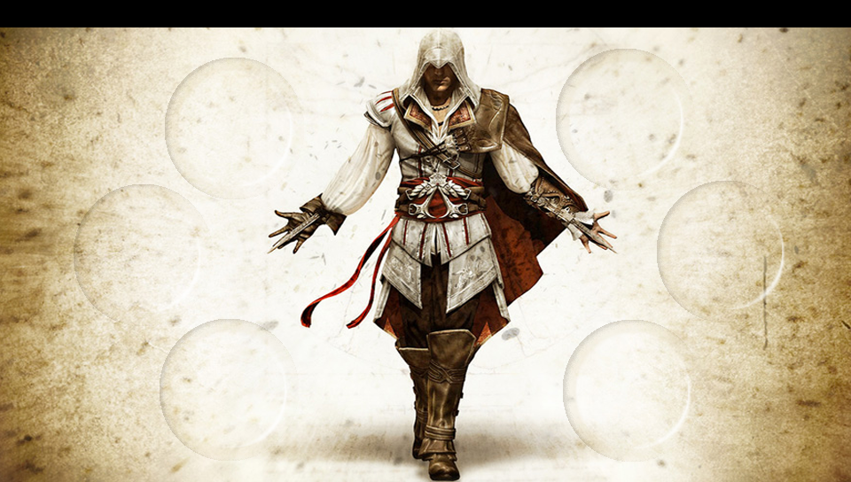 Ezio's Walk featuring Game / Gaming, With Buttons, assassin's creed, ezio - Perfect PS Vita Wallpaper