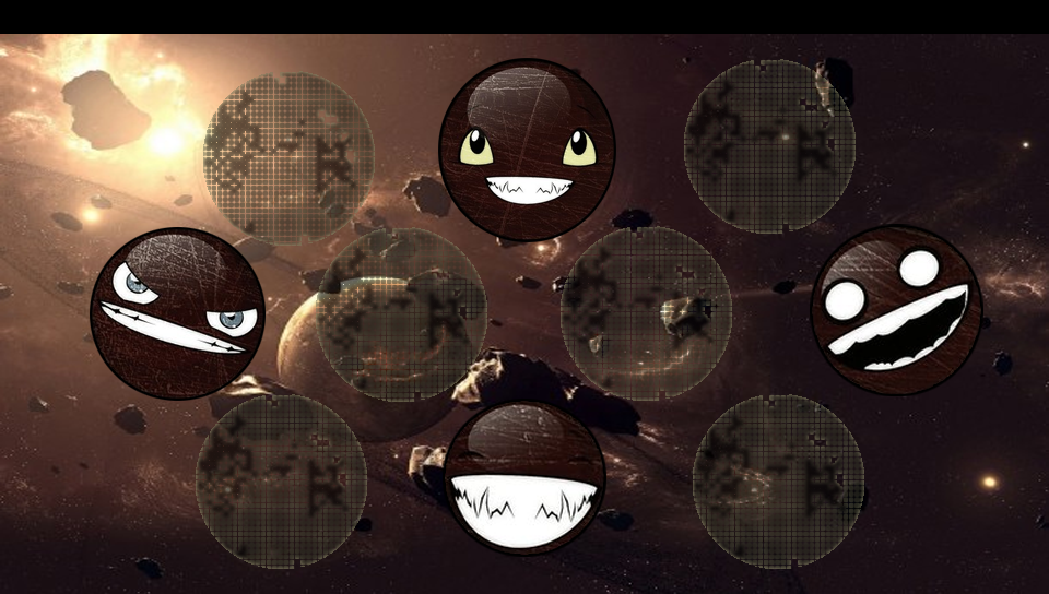 Face Comets featuring Nature, Other, comet, smiley, space, stars - Perfect PS Vita Wallpaper