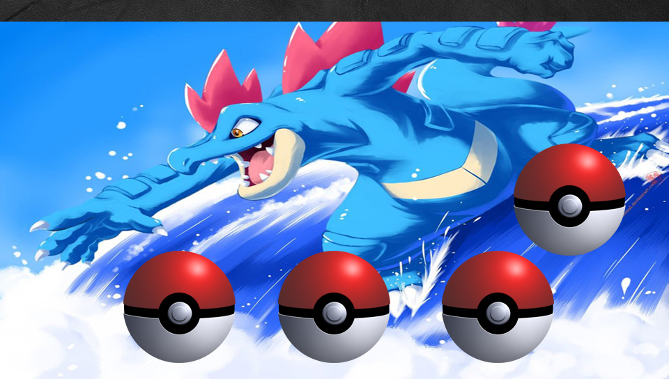 Feraligatr featuring Anime, Game / Gaming, With Buttons, Full Metal - Perfect PS Vita Wallpaper