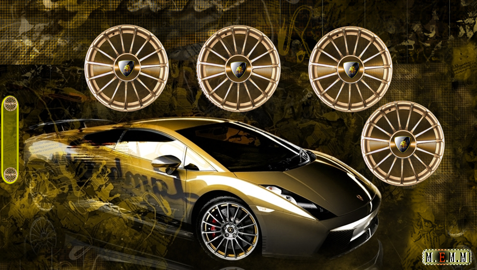 Gallardo featuring Auto, With Buttons, edy - Perfect PS Vita Wallpaper