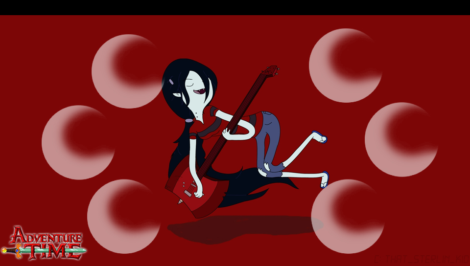 Jammin' Marceline featuring Babes, Cartoon, Celebrities, Game / Gaming, With Buttons, Beck, claire redfield, leon kennedy - Perfect PS Vita Wallpaper