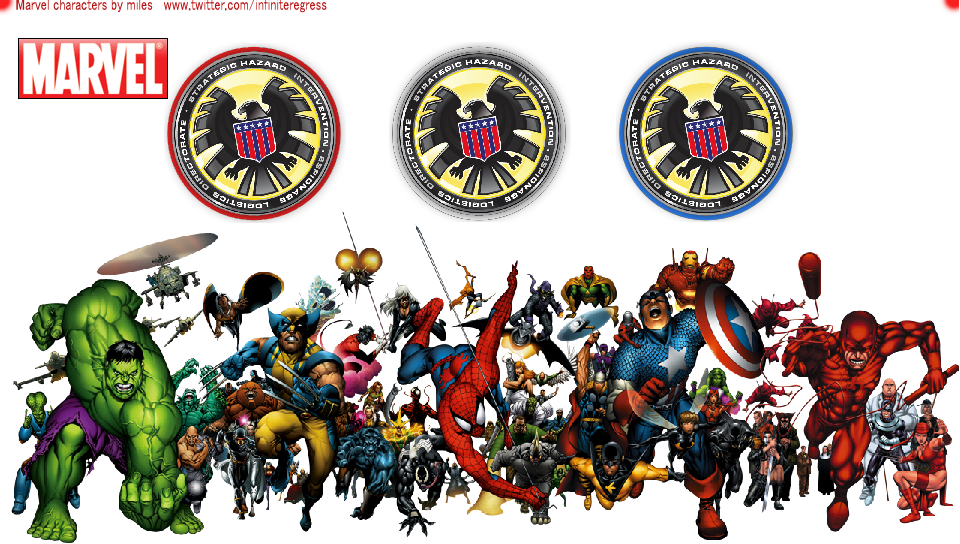 Make Mine MARVEL 'Dynamic' Wallpaper featuring Cartoon, Game / Gaming, Movies, Other, With Buttons, captain america, hachune miku, heromon master chief cortana halo 4 xbox, hulk, ievvan polka, iron man, leekspin, levvan polka, marvel, spiderman - Perfect PS Vita Wallpaper