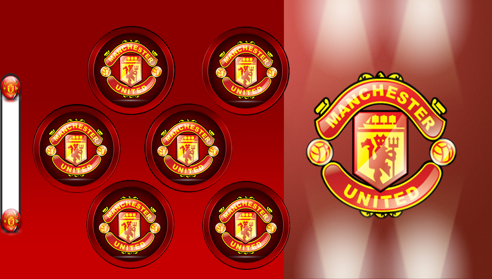 Manchester United by M.E.M.M featuring Sports, With Buttons - Perfect PS Vita Wallpaper