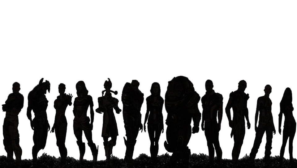 Mass Effect 2 Crew Transparent Dynamic featuring Abstract / Arts, Babes, Computers, Game / Gaming, Other, 8, background, bloodlines, boss, gta v, kasumi, masquerade, me2, ragnarok odyssey, Samurai Champloo, space, stan - Perfect PS Vita Wallpaper