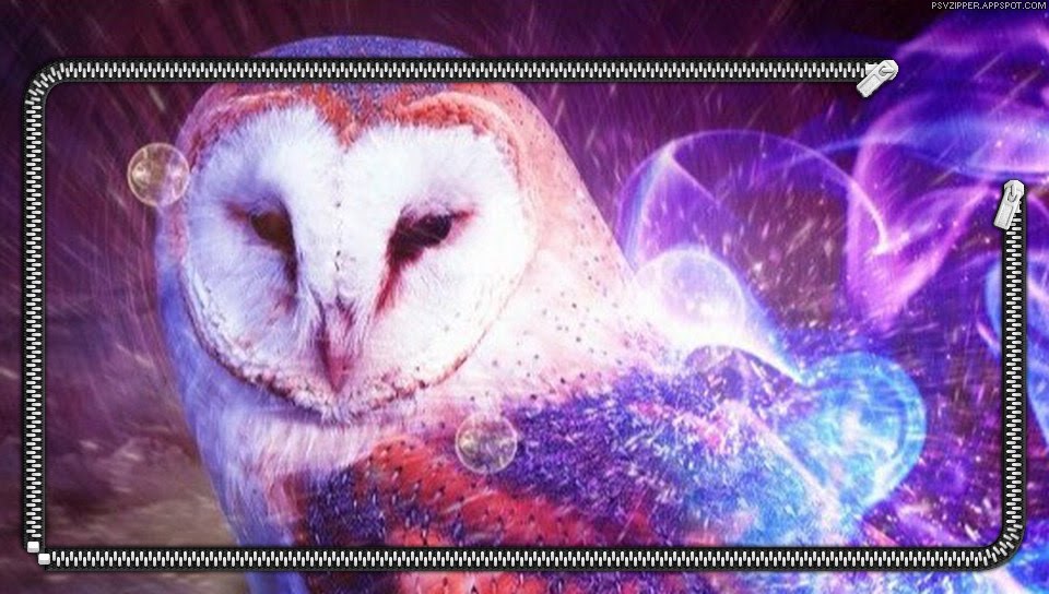 Owl in flame zip lockscreen featuring Abstract / Arts, Animal, Lockscreen, Other, Beckinsale, bubbles, Kate - Perfect PS Vita Wallpaper