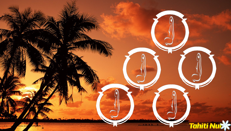 Tahiti Island featuring Nature, With Buttons, Japanese Geisha With Skull Art Fan - Perfect PS Vita Wallpaper