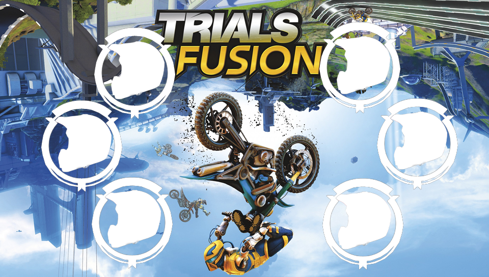Trials Fusion featuring Game / Gaming, With Buttons, Japanese Geisha With Skull Art Fan - Perfect PS Vita Wallpaper