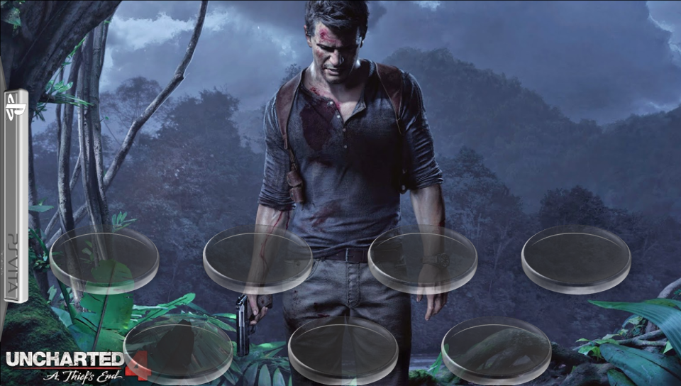 Uncharted 4 A Thief's End Icon Stands featuring Game / Gaming, With Buttons, PlayStationVita - Perfect PS Vita Wallpaper