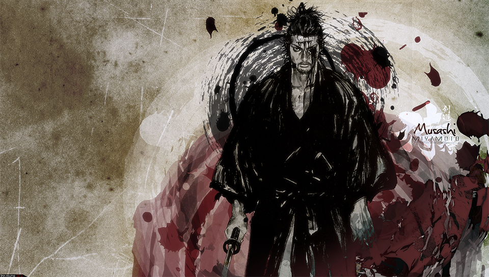 Vagabond featuring Anime, Lockscreen, Hitman Absolution, watch dogs - Perfect PS Vita Wallpaper