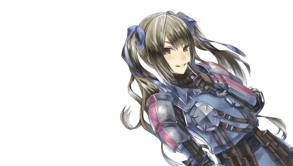 Valkyria Chronicles - Edy featuring Cartoon, Game / Gaming, 495, blue, white - Perfect PS Vita Wallpaper