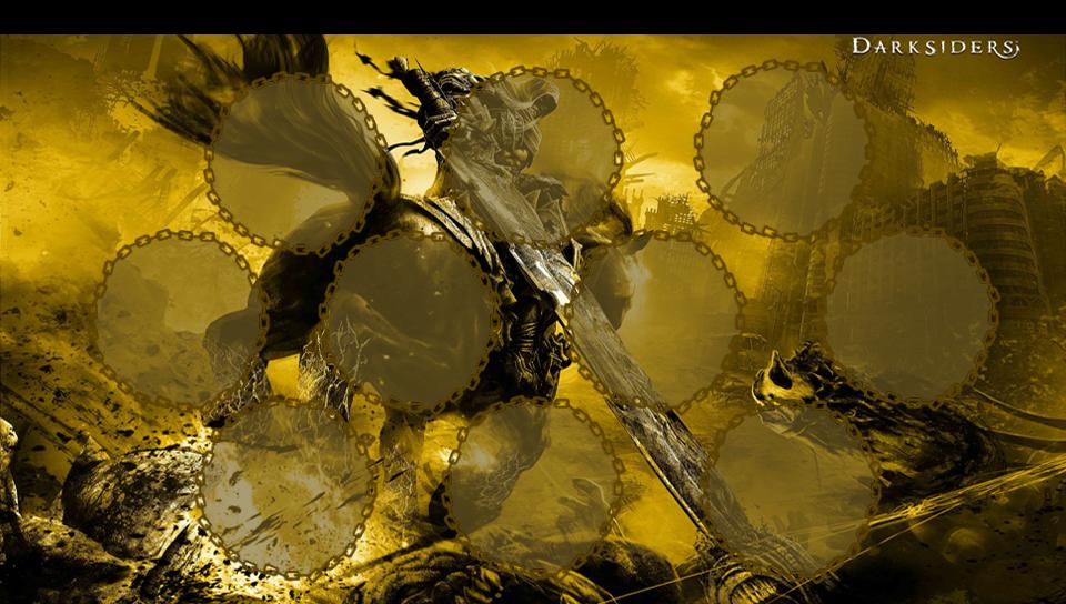 War's Rampage featuring Game / Gaming, darksiders, horsemen, war - Perfect PS Vita Wallpaper