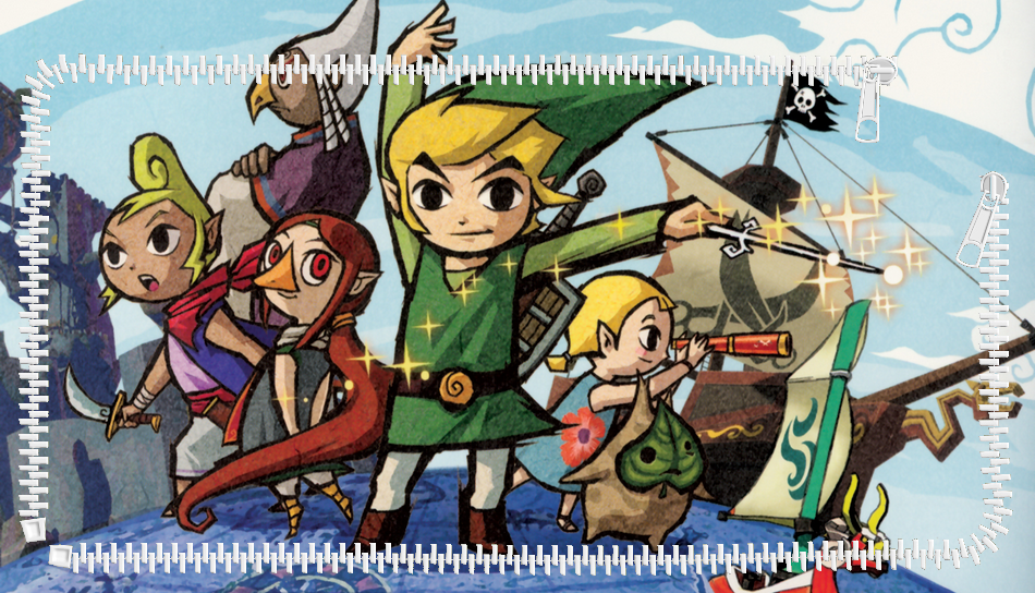 Zelda Wind Waker ZIP featuring Anime, Cartoon, Computers, Game / Gaming, Lockscreen, Technology, resident evil o.r.c. - Perfect PS Vita Wallpaper