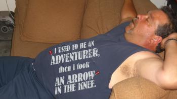 Adventurer &amp; Arrows featuring Game / Gaming, Other, skyrim, THQ, Xbox - Perfect PS Vita Wallpaper
