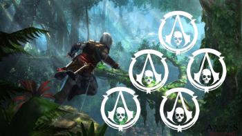 Assassin's Creed Black Flag featuring Game / Gaming, With Buttons, Japanese Geisha With Skull Art Fan - Perfect PS Vita Wallpaper