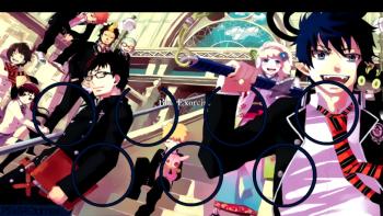 Blue Exorcist featuring Anime, With Buttons - Perfect PS Vita Wallpaper