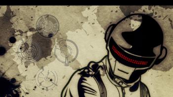Daft Punk featuring Music, With Buttons, skull - Perfect PS Vita Wallpaper