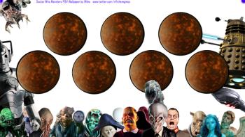 Doctor Who Monsters 'Dynamic' Wallpaper featuring Movies, Other, Technology, With Buttons, DeadMan, hachine miku - Perfect PS Vita Wallpaper
