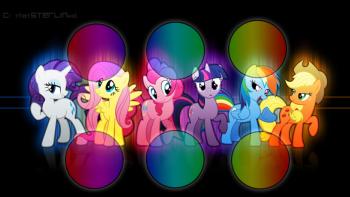 Friendship is Magic featuring Cartoon, With Buttons, Applejack, autobots, bumblebee, Fluttershy, Lebron James, optimus, PinkiePie, playstation, prime, Professor chaos, transformers, Twilight, TwilightSparkle, unit13 - Perfect PS Vita Wallpaper