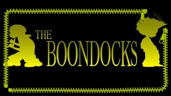 Golden Boondocks featuring Anime, Cartoon, Lockscreen, Black Ops, Blops, Power of Two, shotgun - Perfect PS Vita Wallpaper