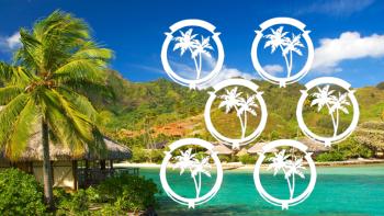 Island featuring Nature, With Buttons, Japanese Geisha With Skull Art Fan - Perfect PS Vita Wallpaper