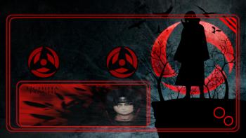 Itachi Akatsuki featuring Anime, Game / Gaming, Lockscreen, issac clarke, naruto, ngp, Old School, Playstation Portable - Perfect PS Vita Wallpaper