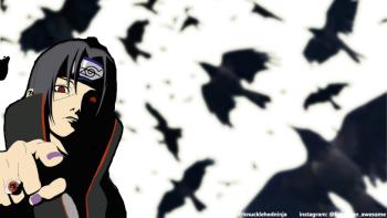Itachi Uchiha Transparent Wallpaper featuring Anime, Baseball, Chronophantasma, Katamari, naruto, Old School, Playstation Portable, stan - Perfect PS Vita Wallpaper