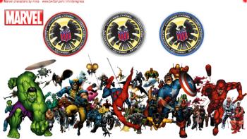 Make Mine MARVEL 'Dynamic' Wallpaper featuring Cartoon, Game / Gaming, Movies, Other, With Buttons, captain america, hachune miku, heromon master chief cortana halo 4 xbox, hulk, ievvan polka, iron man, leekspin, levvan polka, marvel, spiderman - Perfect PS Vita Wallpaper