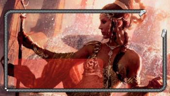 MTG Oriss Samite Guardian Lockscreen featuring Babes, Game / Gaming, Lockscreen, neverdead, PlayStationVita - Perfect PS Vita Wallpaper