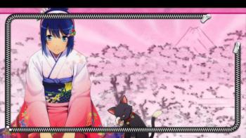 Nanami Madobe Kimono New Year featuring Anime, Lockscreen, Technology, Cleaning, Fourthwall, Levi, pns, Sunset - Perfect PS Vita Wallpaper