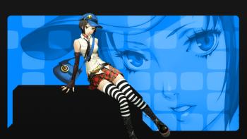 P4 Golden Marie featuring Anime, Game / Gaming, Lockscreen, flame, Owl, Teddie - Perfect PS Vita Wallpaper