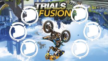 Trials Fusion featuring Game / Gaming, With Buttons, Japanese Geisha With Skull Art Fan - Perfect PS Vita Wallpaper